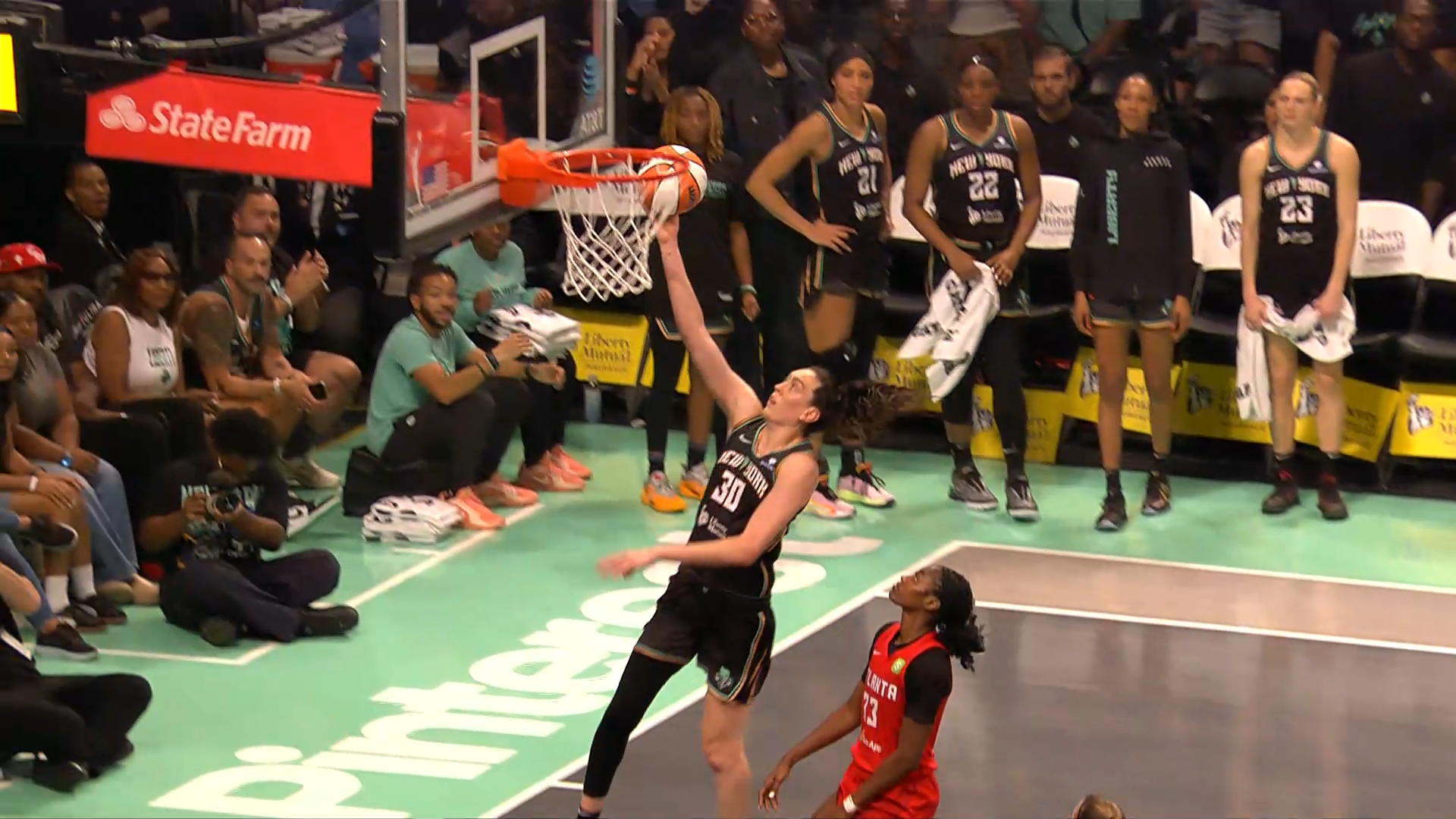 HIGHLIGHTS | Liberty Erase 19-Point Deficit To Beat Atlanta Dream, 79-72